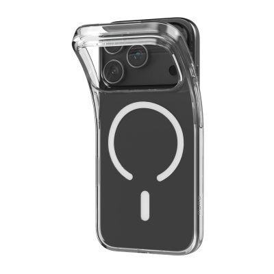 Puro 0.3 MAG Ultra-Slim TPU Case Compatible with MagSafe for iPhone 17 Pro Max - Transparent