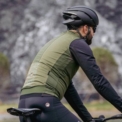 7. Rockbros TLMJ002 ROAD TO SKY insulated windproof vest L - green