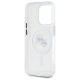 7. Karl Lagerfeld IML Metal Karl&Choupette Head MagSafe iPhone 15 Pro Case - White