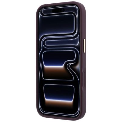 5. Guess Stripe Peony 4G Logo MagSafe Case for iPhone 18 Pro Max / 17 Pro Max - Burgundy