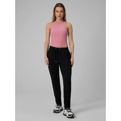 8. Women's slim ribbed knit top 4F 4FRAW25TSLEF310-56S