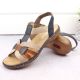 20. Comfortable Rieker W RKR662 multicolor sandals