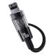 2. Baseus Gem USB C-IP Cable 20W 1m (Black)
