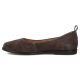 3. Women's suede leather ballerinas brown DP7741