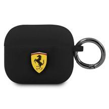 Ferrari Silicone Case for AirPods 3 Cover - Black