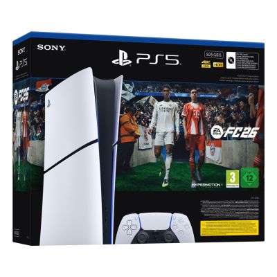 14. Sony PlayStation 5 Digital 825GB + EA Sports FC26 console