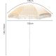 11. BEACH AND GARDEN UMBRELLA WITH FRINGE 174 CM YELLOW
