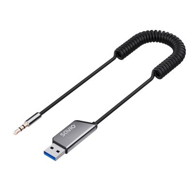 6. SAVIO TRANSMITER AUX, USB, BLUETOOTH 5.3, HANDS-FREE FUNCTION, TR-16