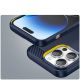 6. Carbon Case iPhone 14 Pro flexible gel back cover blue