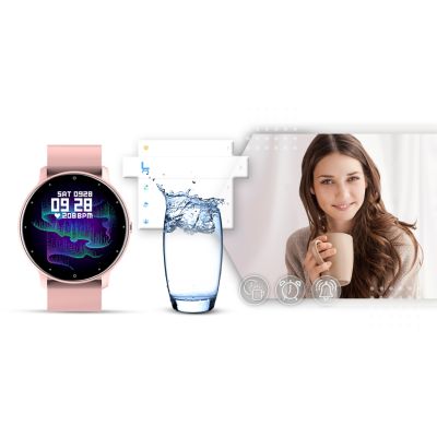 11. GIEWONT Pink GW120-1 Smartwatch