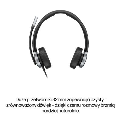 21. HP Poly Mission 625 – Stereo Wired USB Headset (Multi-Pack)