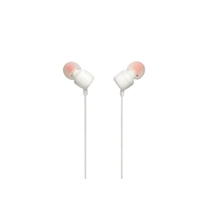 8. JBL T110 headphones (white, with microphone)