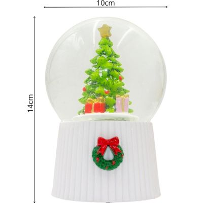 4. 147MM LED SNOW GLOBE WITH PLAYING CHRISTMAS TREE