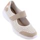 22. Comfortable Rieker W RKR575A openwork shoes, beige