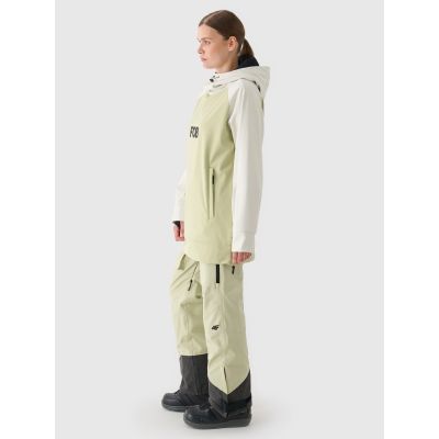 9. Women's 4F 4FWAW24TSOFF289-44S softshell snowboard jacket with 5000 membrane