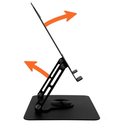 3. MEDIA-TECH ADJUSTABLE, ROTATABLE, ERGONOMIC LAPTOP STAND ROTO MT2662