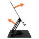 3. MEDIA-TECH ADJUSTABLE, ROTATABLE, ERGONOMIC LAPTOP STAND ROTO MT2662