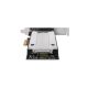 3. ICY Dock ToughArmor MB840M2P-B Storage Controller - M.2 NVMe Card - PCIe 3.0 x4 - 1 Transmitter/Channel - Silver