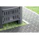 29. OPENWORK PAVEMENT GRID MOSAIC BLACK 1PC.