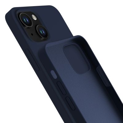 14. 3mk Silicone Case for iPhone 15 - navy blue