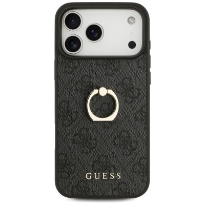 3. Guess 4G Ring Stand case for iPhone 17 Pro Max - black