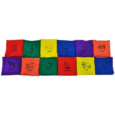 Animal Gymnastic Bags NO10 VEDB-ANM5X5 set of 12