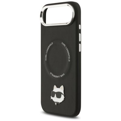 6. Karl Lagerfeld Choupette Pin MagSafe Case for iPhone Air Black