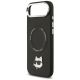 6. Karl Lagerfeld Choupette Pin MagSafe Case for iPhone Air Black