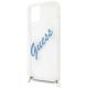 6. Guess GUHCP12MCRTVSBL iPhone 12/12 Pro 6.1" blue/blue hardcase Script Vintage