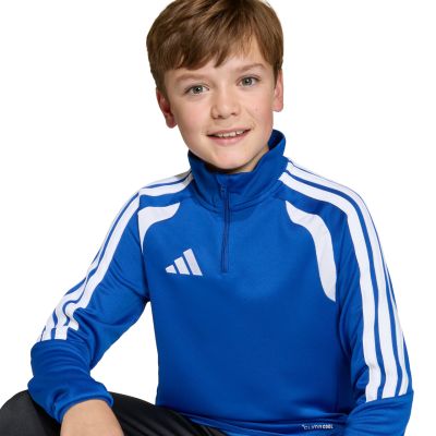 10. adidas Tiro 26 League Training Top Blue and White JY7162 Kids' Sweatshirt
