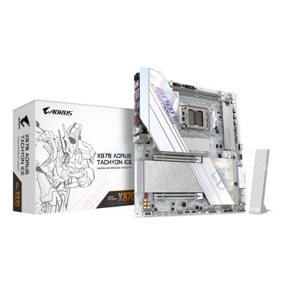 2. GIGABYTE X870 AORUS TACHYON ICE AMD X870 Socket AM5 Extended ATX