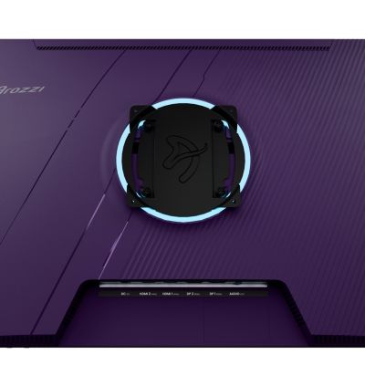 3. Arozzi Nova 27" IPS monitor, QHD connector, anti-theft systems, 16:9, 180 Hz, 1 ms, 2560 x 1440 pixels, 350 cd/m2, HDMI ports: 2, purple color