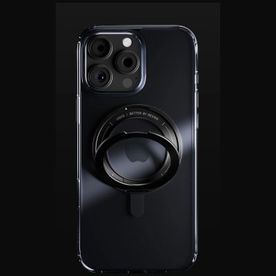 4. Uniq Swivix 360 Rotating Kickstand Case for iPhone 16 Pro Max - Black