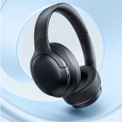 7. Baseus Bass BH1 Lite Wireless On-Ear Bluetooth 6.0 Headphones - Black