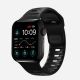 Nomad Sport Strap Band Black Aluminum, Rubber