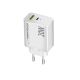 4. ESPERANZA 20W USB-C PD 20W / USB-A QC 3.0 18W MAINS CHARGER, WHITE EZC105W