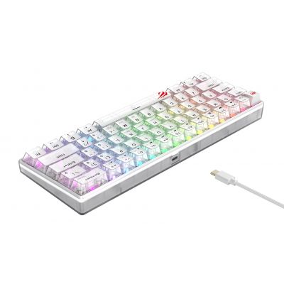 4. Havit KB903L Gaming Keyboard (Transparent White)