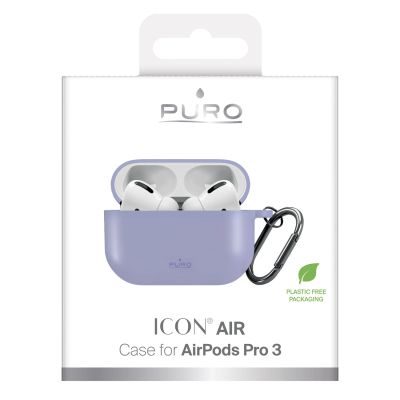 6. Puro Icon Case for AirPods Pro 3 - Purple