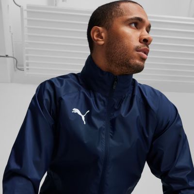13. Puma Team Goal All Weather Men's Jacket Navy Blue 659038 06