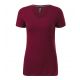 2. Malfini Action V-neck T-shirt W MLI-70186 garnet