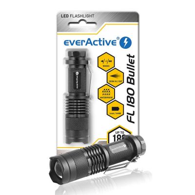 11. EVERACTIVE LED HAND LAMP "BULLET" CREE XP-E2 FL180