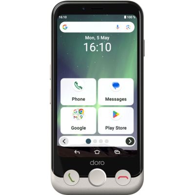 Doro Aurora A10 11.4 cm (4.5") Dual SIM Android 14 4G USB Type-C 4GB 64GB 3000mAh Black, White