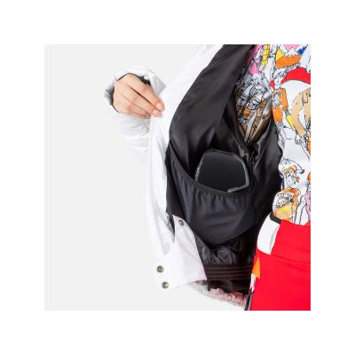 3. Rossignol W Lumy Down Bomber Jacket Jkt White