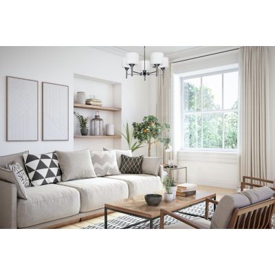 6. Classic chandelier Activejet MIRA hanging ceiling lamp Chrome triple 3xE27 for the living room