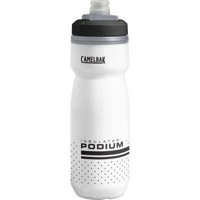 CamelBak Podium Chill Cycling Bottle, Sport, 620 ml, Polypropylene (PP), Black/White