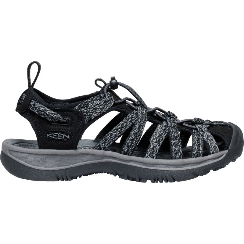 10. Keen Women's Sandals WHISPER 1028815 BLACK/STEEL GREY