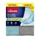 Vileda Pro Clean Microfiber Cloths with Enzymes, 2 pcs.