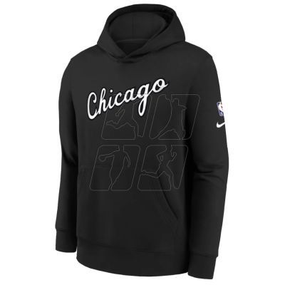 5. Nike NBA Chicago Bulls Fleece Hoodie EZ2B7FELN-BUL