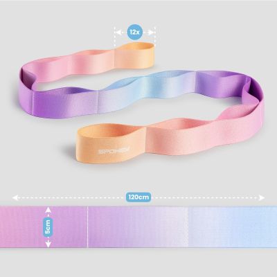 13. Spokey YOGI Elastic Yoga Band with Loops