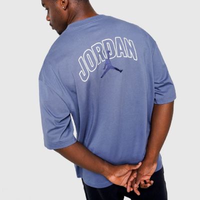 2. Men's Air Jordan Brooklyn Arch Logo T-shirt Blue - II2344-410